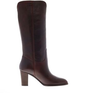 Frye June Tall 79906 Leather sip on Casual or Dress boots, size 6.5, color Brown